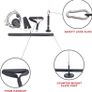 Power Cage Squat Rack Upgrade Attachments, Dip Bar, Plate Bar Holder, Belt Squat, J Hook, Lat, Adapter, U Ring, Pull Up Bar, Landmine, Captain's Chair, Tricep Rope For Home Gym Image 4