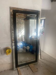 Salon Mirrors and footrests