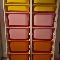 IKEA TROFAST Tall Toy Storage Units with Boxes