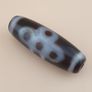 Vintage Rare Himalayan Floral Design Tibetan Agate Charm Image 2