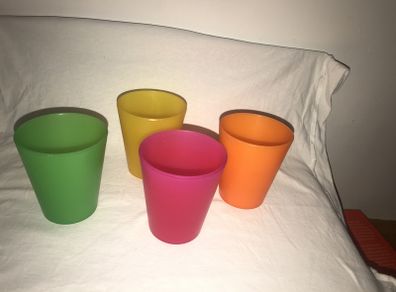 Four Colourful Cups