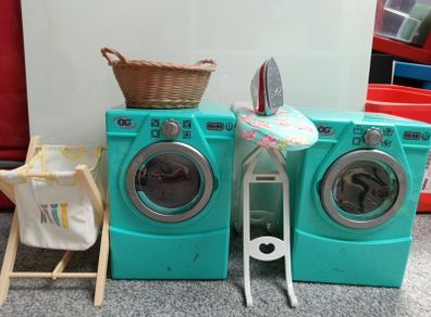 Our Generations washing machines and ironing board set