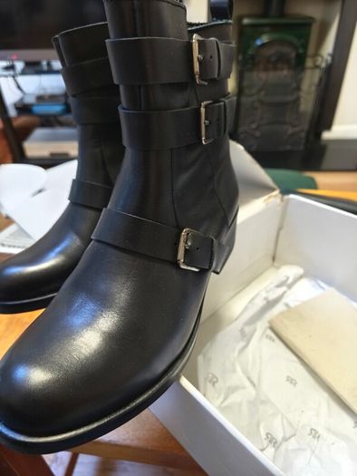 la Redoute high ankle biker style boots