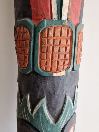 Huge Handmade Tribal Totem Wall Mask / Ornament  167cm Statement Piece