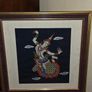 Vintage Thai Silk Painting - Framed Image 5