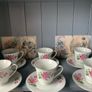 Vintage Delicate Pink Rose Tea Set Image 4