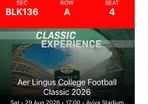 Aer Lingus Football 29 Aug  FRONT ROW