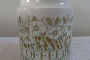 Hornsea Fleur Pattern Coffee Jar / Caddy