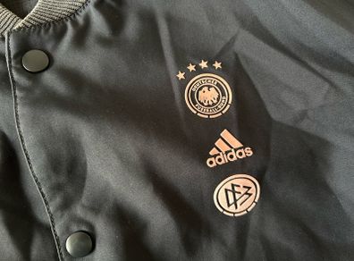 Germany football stylish adidas varsity button jacket