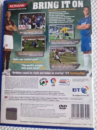 PES 5 Pro evolution soccer PlayStation2 Ps2 games Original