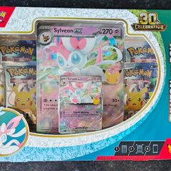 FREE Tracked Shipping. Pokemon 30th Celebration Sylveon EX Box