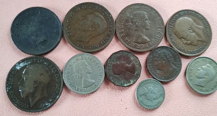 10 UK Coins (25328)