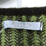 Green and brown knitted cardigan Image 3