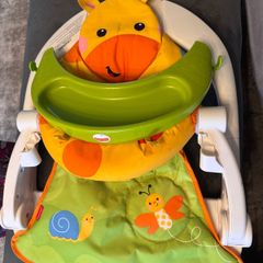 Fisher Price Giraffe Sit me up floor seat with tray