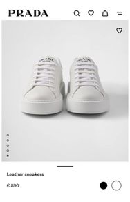 Prada trainers - sz 39.5