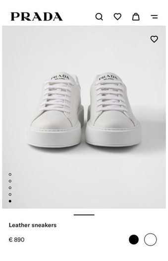 Prada trainers - sz 39.5