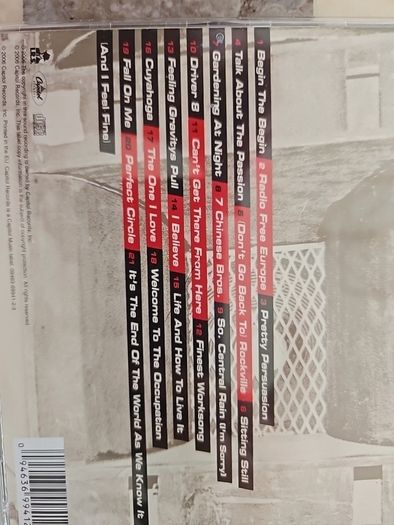 R.e.m.  Cd - The Best Of The I.r.s. Years