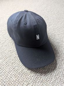 Norse Projects Twill Sports Cap (Dark Navy) worn twice