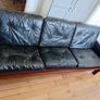 mid century solid teak dyrlund 7820 sofa Image 4