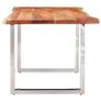 Dining Table with Live Edges Solid Acacia Wood 200 cm 3.8 cm Image 3