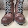 womens TOMMY HILFIGER brown leather high heel ankle boots Size Uk 6 EU 39 Image 8