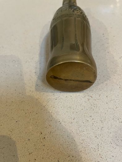 Coca Cola Brass Bottle
