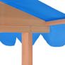 Kids Playhouse with Sandbox Fir Wood Blue UV50 Image 6