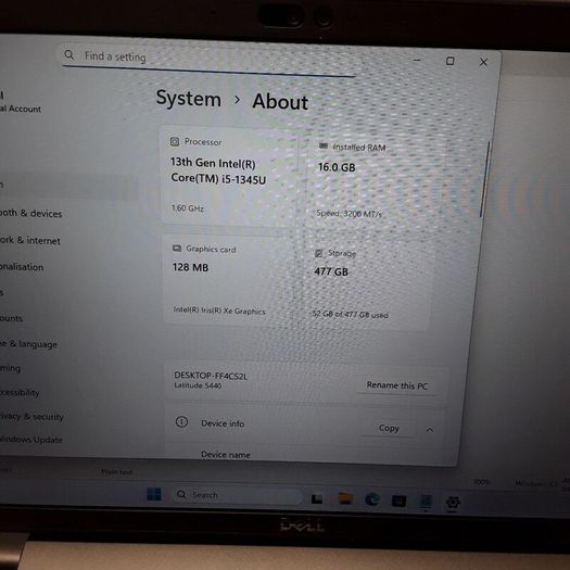 Dell Latitude 5440 | Intel Core i5-1345U | 16GB RAM | 512GB M.2 SSD Laptop