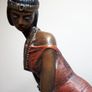 Vintage Mahogany Princess Figurine Image 2