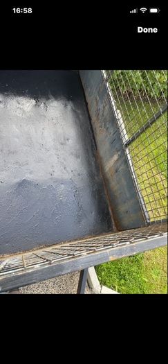 Solid steel 6x4 trailer in perfect condition