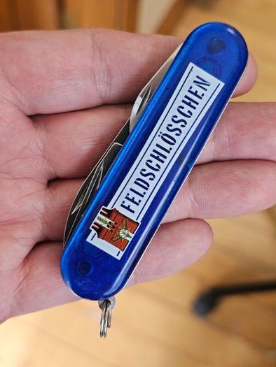 Vintage Wenger Apprentice Retired Model 85mm Swiss Army Knife Swiss Advertising sak