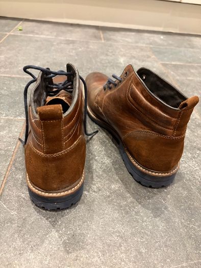Dubarry Brown Leather Lace Up Ankle Boots EU 46