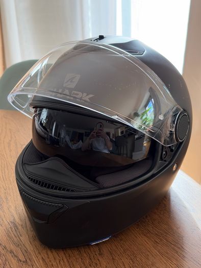 Shark Spartan 1.2 Blank Matt Black Helmet XL size ( 61-62 ) Motorcycle Helmet