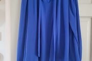 ladies blouse,royal blue