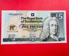 Scotland  5 Pounds  2005 Pick 365  Commemorative Issue  ( JACK  NICKLAUS )  ( Uncirculated )