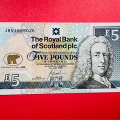 Scotland  5 Pounds  2005 Pick 365  Commemorative Issue  ( JACK  NICKLAUS )  ( Uncirculated )