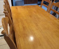 Dining table and chairs