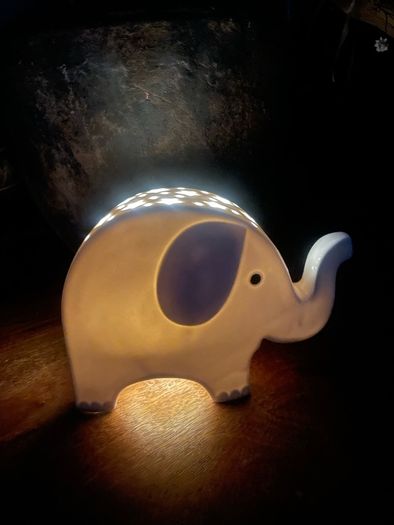 Aynsley ceramic elephant from the Animal Party Nursery Collection,