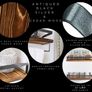 Shelves for Living Room  Cedar Wood Floating Shelves for Bathroom, Bedroom and Kitchen, Decorative Shelf Set of 2 Rustic Shelves with Rail Image 4