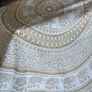 Large Cotton Throw Bed Cover with Elephants Image 5