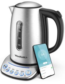 App Remote Control, Compatible with Alexa, Google Home and Siri | Digital Temperature Control 2200W with Keep Warm Function, Stainless Steel (FREE POSTAGE)