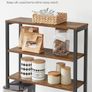 New 6 Shelves Kitchen Storage Rack (Brown) Image 3