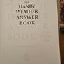 The Handy Weather Answer Book. By Walter A. Lyons. Large Volume Paperback In Good Condition.  See Photos For Same. Image 5