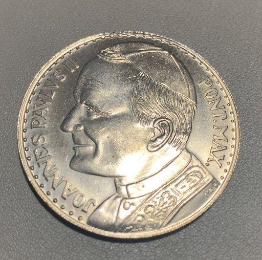Silver Pope Coin