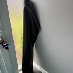 5 meters of black leatherette