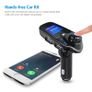 Bluetooth Wireless Car Mp3 Player Handsfree Car Kit FM Transmitter A2DP 5V 2.1A USB Charger LCD Display Car FM Modulator Image 2