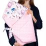 Beautiful handmade 3 in1 baby swaddle wrap, blanket and baby mat Image 2