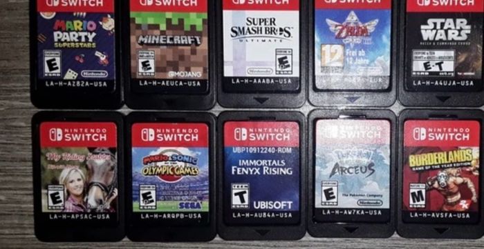 Nintendo Switch games