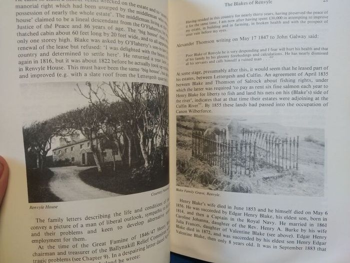 Ballynakill Connemara history book