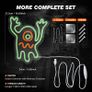 Dimmable Ghost Neon Sign, Haunted House Ghost Neon Light Acrylic Plate Powered by USB with Switch, 28x24cm LED Green Wall Light for Kid Bedroom Children Living Room Bar Party Decoration (FREE POSTAGE) Image 3